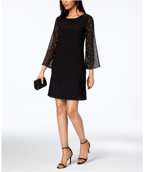 Msk Embellished Shift Dress 