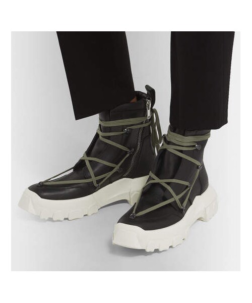 Rick Owens(リックオウエンス)の「Rick Owens Leather Boots(スニーカー・メンズ・Black・Eu45/Eu44/Eu43/Eu41/Eu42)」の5枚目の写真