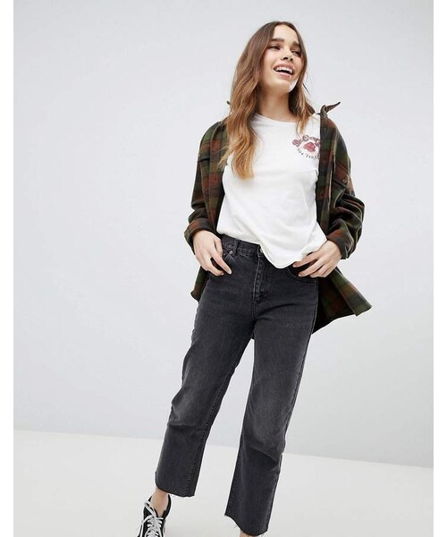 pull and bear cropped jeans