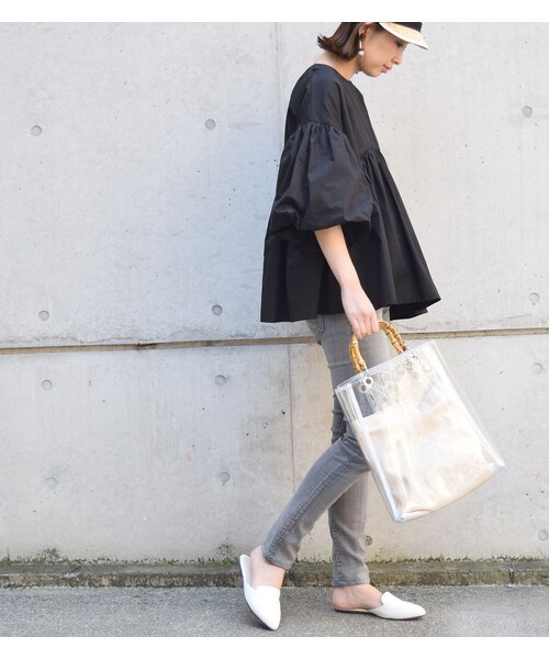 no brand（ノーブランド）の「【RE-ARRIVAL】バルーンスリーブフレアBL（シャツ/ブラウス・レディース・その他）」の4枚目の写真