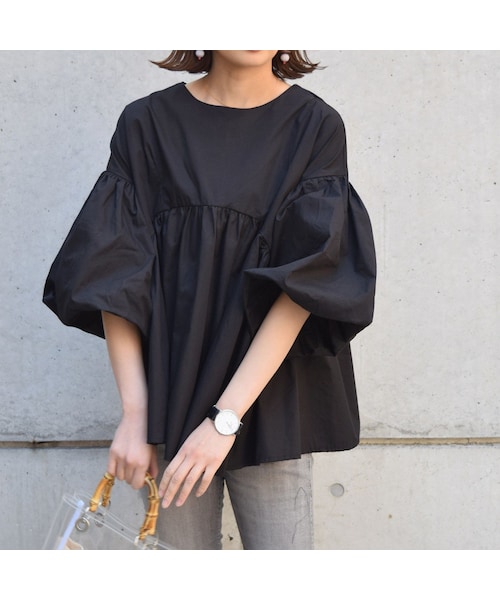 no brand（ノーブランド）の「【RE-ARRIVAL】バルーンスリーブフレアBL（シャツ/ブラウス・レディース・その他）」の3枚目の写真