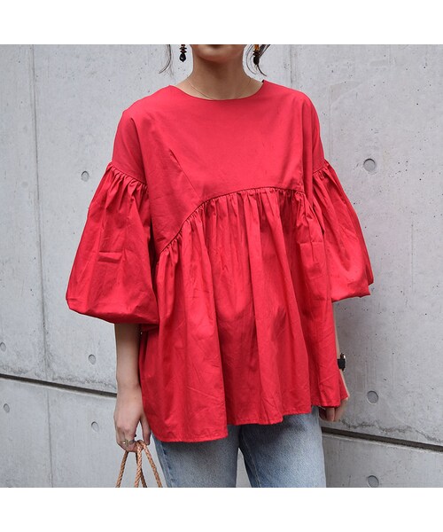 no brand（ノーブランド）の「【RE-ARRIVAL】バルーンスリーブフレアBL（シャツ/ブラウス・レディース・その他）」の14枚目の写真