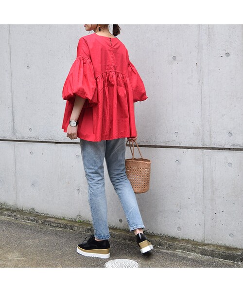 no brand（ノーブランド）の「【RE-ARRIVAL】バルーンスリーブフレアBL（シャツ/ブラウス・レディース・その他）」の13枚目の写真