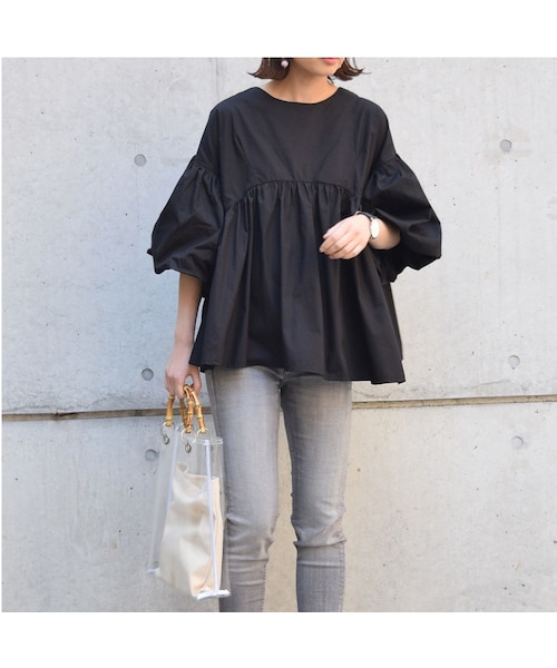 no brand（ノーブランド）の「【RE-ARRIVAL】バルーンスリーブフレアBL（シャツ/ブラウス・レディース・その他）」の12枚目の写真