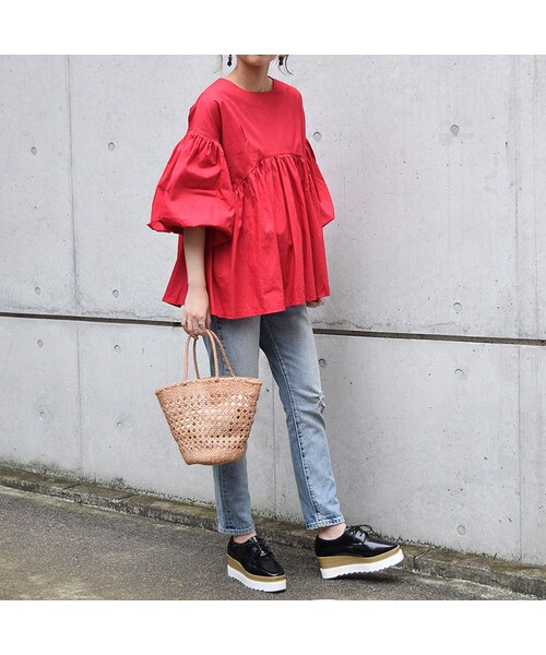 no brand（ノーブランド）の「【RE-ARRIVAL】バルーンスリーブフレアBL（シャツ/ブラウス・レディース・その他）」の5枚目の写真