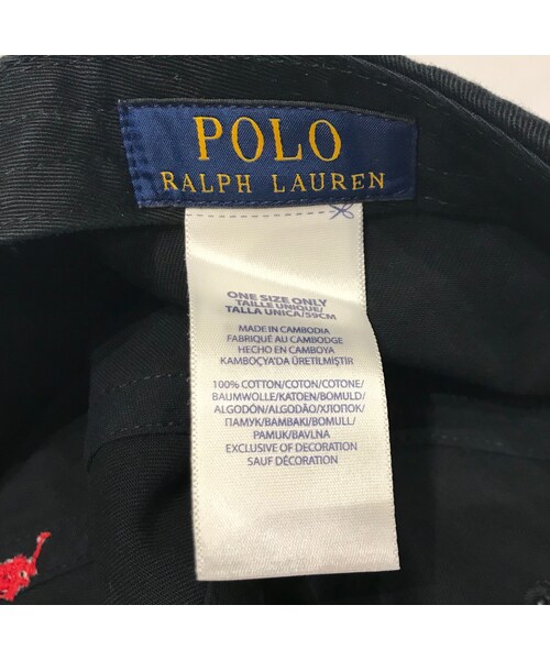 POLO RALPH LAUREN（ポロ ラルフ ローレン）の「POLO RALPH LAUREN　CAP　Black（キャップ・レディース・その他）」の7枚目の写真