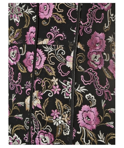 FRAY I.D（フレイアイディー）の「エンブロイダリ—ドレス（パーティードレス・レディース・BEG/BLKxPNK/BLK・0/1）」の10枚目の写真