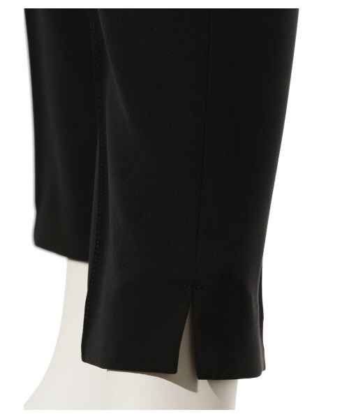 Mila Owen（ミラオーウェン）の「シャーリングドロストテーパードパンツ（スキニーパンツ・レディース・ORG/BLK/STRIPE・0/1）」の12枚目の写真