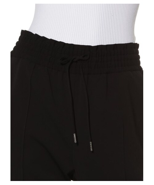 Mila Owen（ミラオーウェン）の「シャーリングドロストテーパードパンツ（スキニーパンツ・レディース・ORG/BLK/STRIPE・0/1）」の8枚目の写真