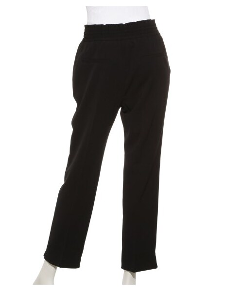 Mila Owen（ミラオーウェン）の「シャーリングドロストテーパードパンツ（スキニーパンツ・レディース・ORG/BLK/STRIPE・0/1）」の6枚目の写真