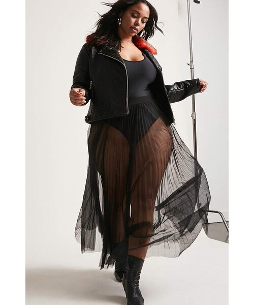 Discover more than 245 plus size mesh skirt