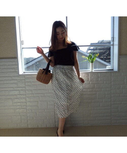favori（ファヴォリ）の「dot skirt（スカート・レディース・その他）」の4枚目の写真