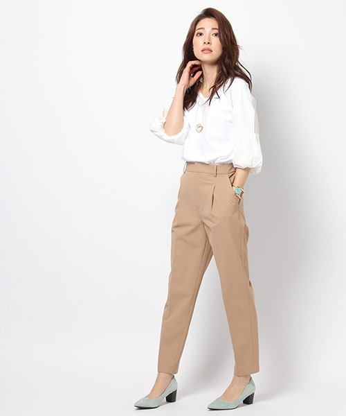 美品【BARNYARDSTORM】ハイウエストチノパンツ BARNYARDSTORM（バンヤードストーム）の「ハイウエストチノパンツ