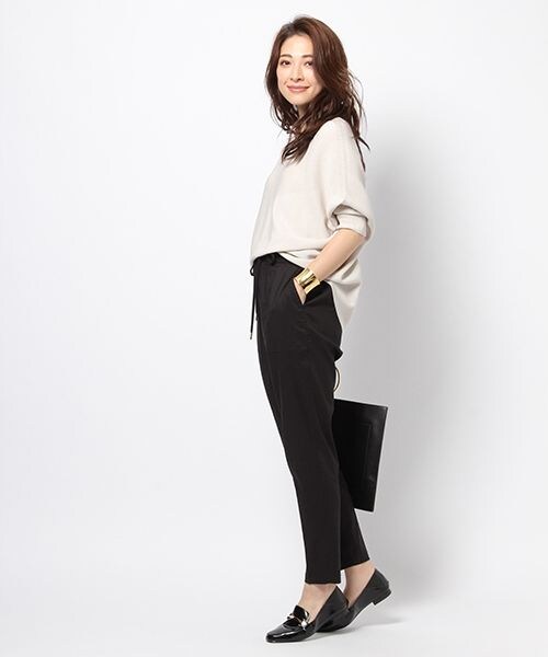 BARNYARDSTORM(バンヤードストーム)の「ストレッチリネンパンツ(パンツ・グレージュ/ブラック/カーキ)」の10枚目の写真