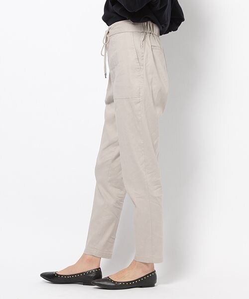 BARNYARDSTORM(バンヤードストーム)の「ストレッチリネンパンツ(パンツ・グレージュ/ブラック/カーキ)」の15枚目の写真