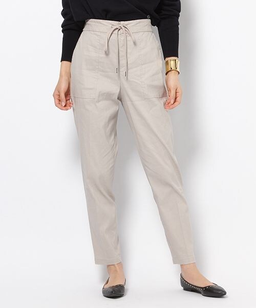 BARNYARDSTORM(バンヤードストーム)の「ストレッチリネンパンツ(パンツ・グレージュ/ブラック/カーキ)」の14枚目の写真