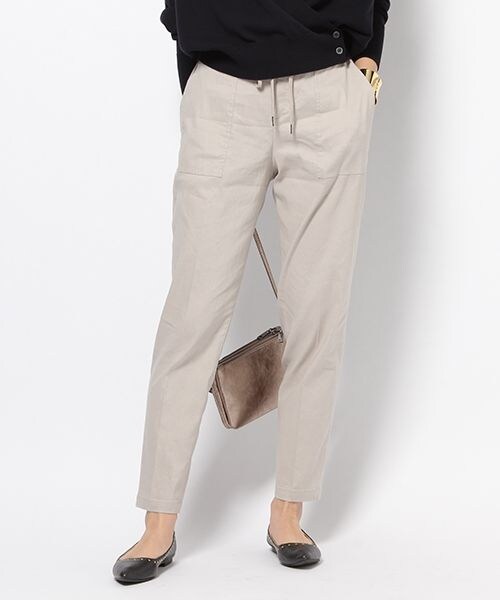 BARNYARDSTORM(バンヤードストーム)の「ストレッチリネンパンツ(パンツ・グレージュ/ブラック/カーキ)」の11枚目の写真