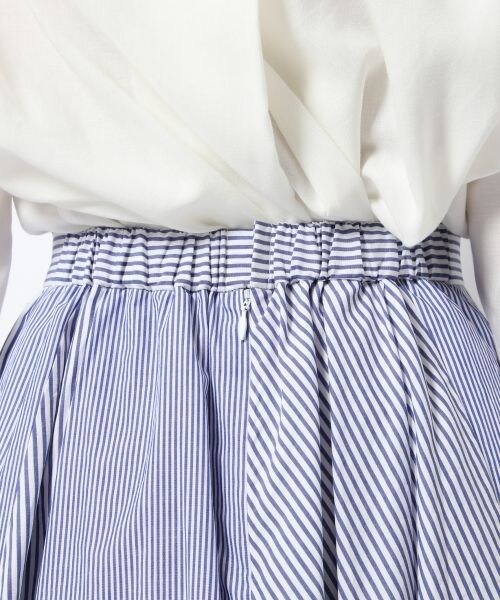 laboratory work（ラボラトリーワーク）の「２ガラコンビミディースカート（スカート・グレー/ブルー）」の10枚目の写真