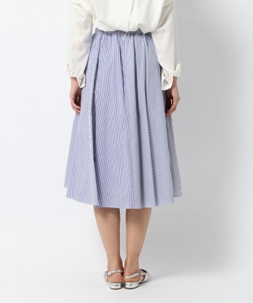 laboratory work（ラボラトリーワーク）の「２ガラコンビミディースカート（スカート・グレー/ブルー）」の7枚目の写真