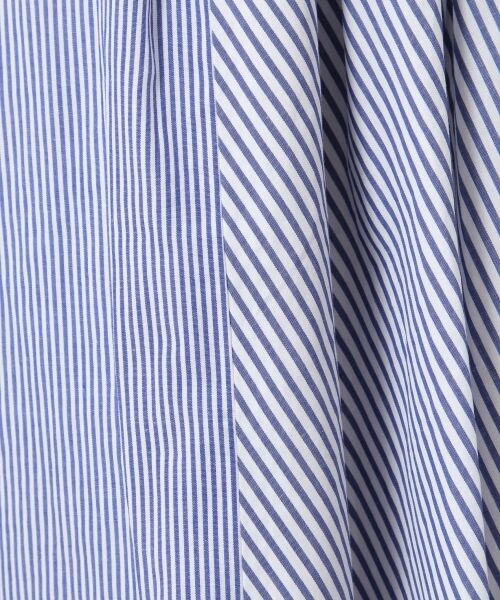 laboratory work（ラボラトリーワーク）の「２ガラコンビミディースカート（スカート・グレー/ブルー）」の11枚目の写真