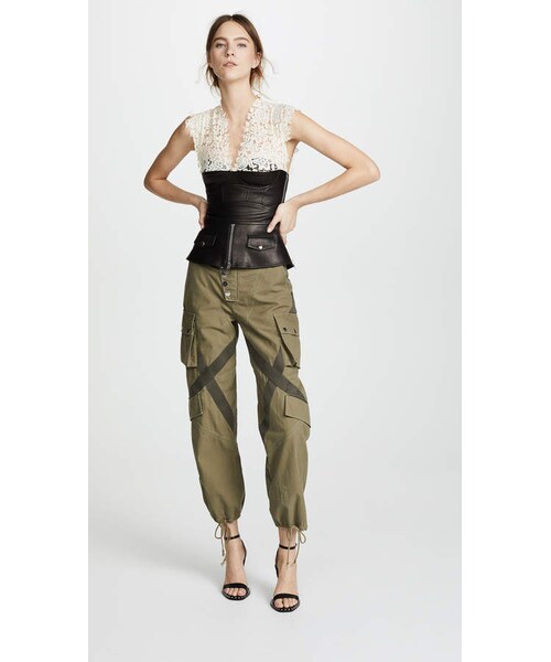 alexanderwang(アレキサンダーワン)の「Alexander Wang Leather Biker Bustier(Tシャツ/カットソー・レディース・White・2)」の5枚目の写真