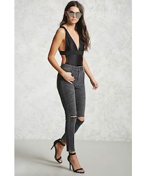 FOREVER 21 | Forever 21 Distressed Skinny Jeans(デニムパンツ)