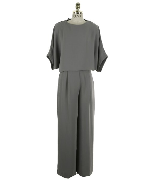 DINT（ディント）の「バックパックナットジャンプスーツ（サロペット/オーバーオール・レディース・화이트/블랙/그레이・one(44~66size)）」の4枚目の写真