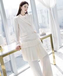 DINT | ダブルプリッツテーラージャケット(テーラードジャケット)