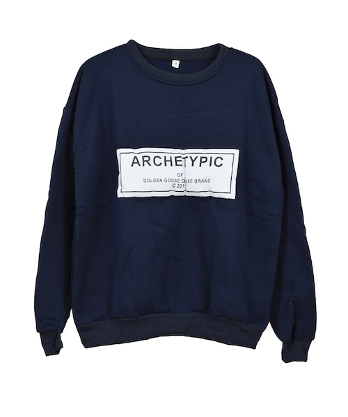 STYLEBLOCK（スタイルブロック）の「ボックスロゴスウェット（スウェット・レディース・ホワイト/ライトグレー/ブルー/ダークグレー・M）」の3枚目の写真