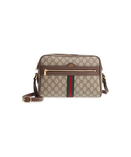 GUCCI(グッチ)の「Gucci Ophidia GG Supreme Canvas Crossbody Bag(ショルダーバッグ・レディース・Beige・One Size)」の1枚目の写真