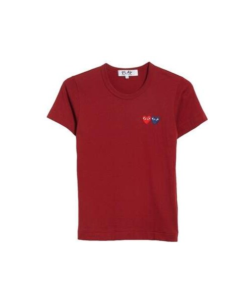 COMME des GARCONS（コムデギャルソン）の「Comme des Garcons PLAY Tee（Tシャツ/カットソー・レディース・Red・Medium/Large/X-small/Small）」の4枚目の写真