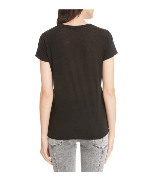 GIVENCHY（ジバンシイ）の「Givenchy Fire Logo Distressed Tee（Tシャツ/カットソー・レディース・Black・Small/Medium/Large/X-small）」の2枚目の写真