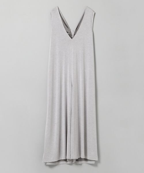 JEANASIS（ジーナシス）の「サンドウォッシュVサロペ（ワンピース/ドレス・ブラック()/ライトグレー()/レッド()）」の2枚目の写真