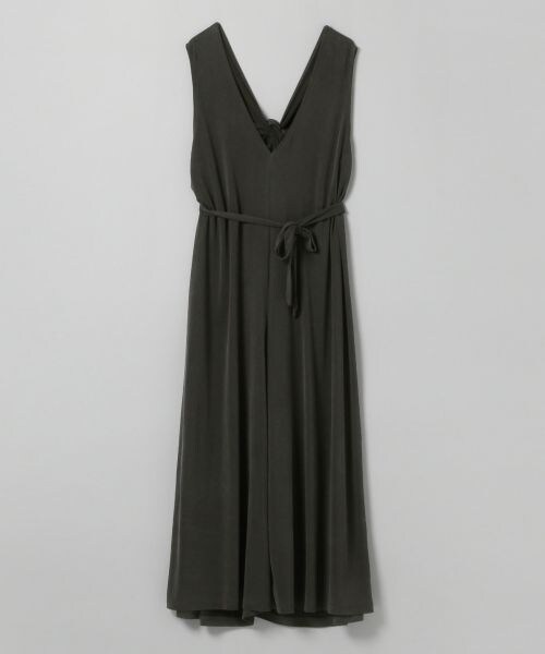 JEANASIS（ジーナシス）の「サンドウォッシュVサロペ（ワンピース/ドレス・ブラック()/ライトグレー()/レッド()）」の4枚目の写真