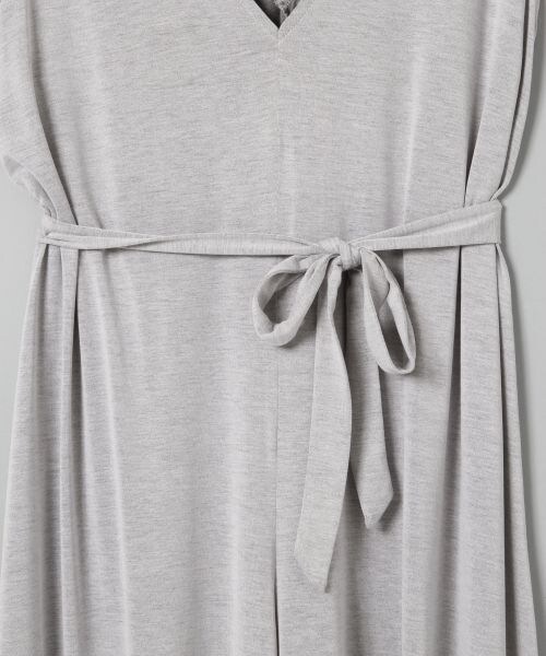 JEANASIS（ジーナシス）の「サンドウォッシュVサロペ（ワンピース/ドレス・ブラック()/ライトグレー()/レッド()）」の10枚目の写真