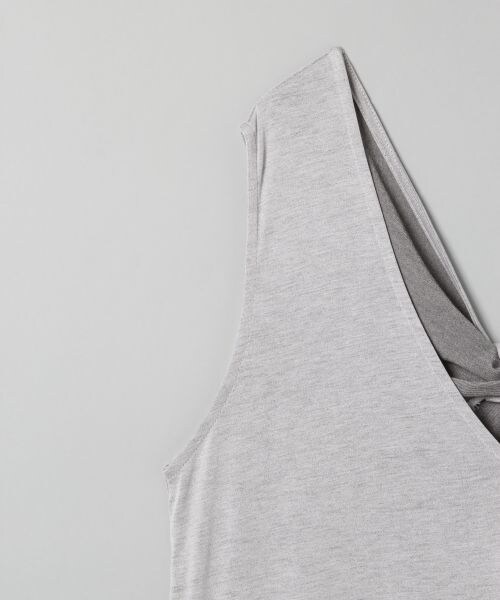 JEANASIS（ジーナシス）の「サンドウォッシュVサロペ（ワンピース/ドレス・ブラック()/ライトグレー()/レッド()）」の9枚目の写真