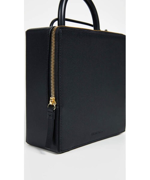 Building Block（ビルディングブロック）の「Building Block Box Satchel（ショルダーバッグ・レディース・Black・One Size）」の2枚目の写真
