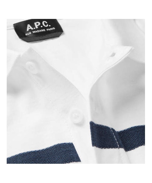 A.P.C.（アーペーセー）の「A.P.C. Henri Embroidered Terry-Trimmed 