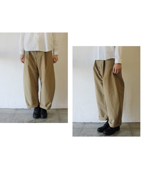 【aseedoncloud】サイズS ベージュ ワイドパンツ aseedoncloud】サイズS ベージュ ワイドパンツ aseedoncloud】サイズS