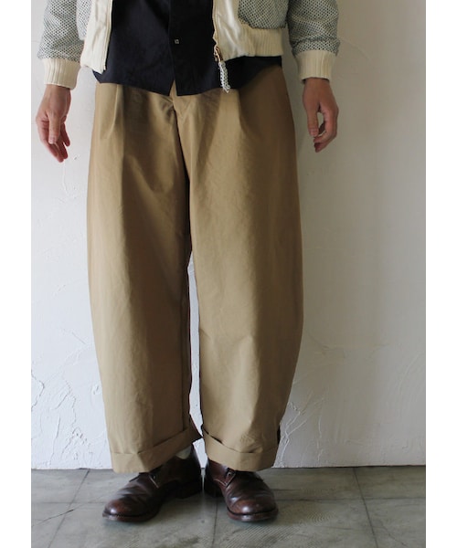 aseedoncloud】サイズS ベージュ ワイドパンツ 【公式通販】
