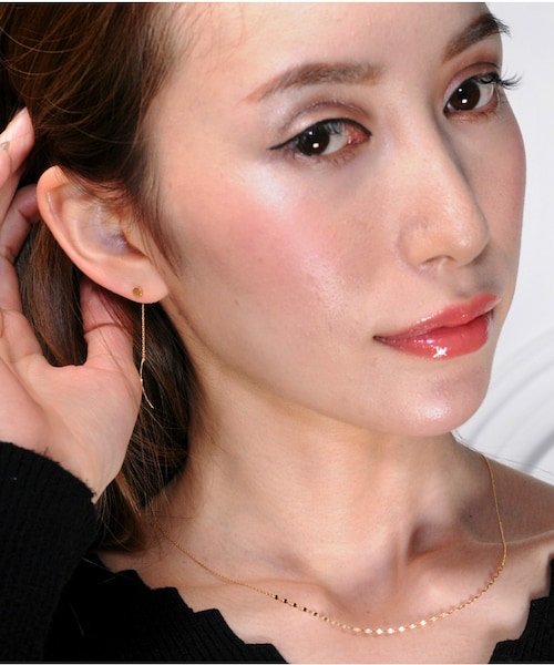 pinacoteca(ピナコテーカ)の「ピナコテーカ 718 ラウンド マグネット スタッド アメリカン ピアス(ピアス(両耳用)・レディース・ゴールド・Free)」の5枚目の写真