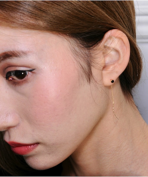 pinacoteca(ピナコテーカ)の「ピナコテーカ 718 ラウンド マグネット スタッド アメリカン ピアス(ピアス(両耳用)・レディース・ゴールド・Free)」の6枚目の写真