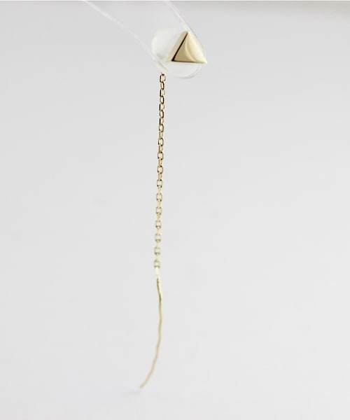 pinacoteca（ピナコテーカ）の「ピナコテーカ 720 トライアングル マグネット スタッド アメリカン ピアス（ピアス（両耳用）・レディース・ゴールド・Free）」の2枚目の写真