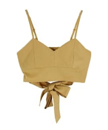 STYLEBLOCK | ツイルバックリボンビスチェ(キャミソール)