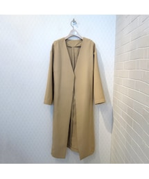 DONEEYU | Doneeyu　ノーカラーコート(トレンチコート)