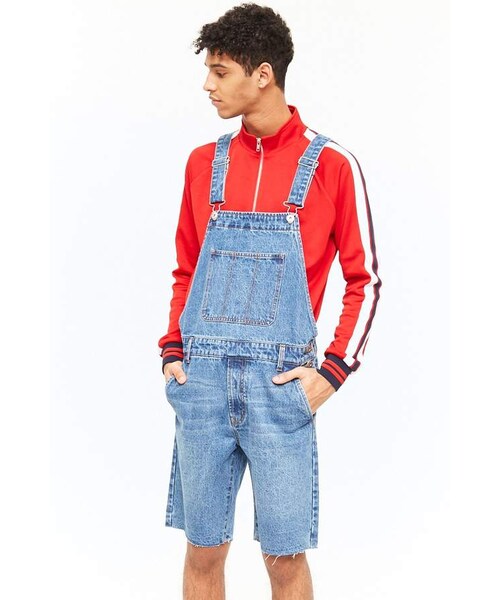forever 21 red overalls