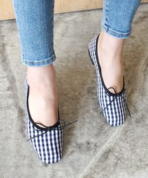 DHOLIC | 2TYPEリボンフラットシューズ(その他シューズ)