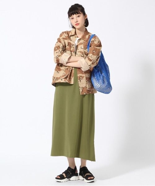 LOWRYS FARM（ローリーズファーム）の「★WEB先行予約アイテム★コットンネットＢＡＧ（バッグ・アイボリー/ブラック/レッド/イエロー/ブルー）」の11枚目の写真