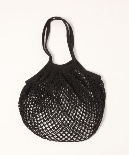 LOWRYS FARM（ローリーズファーム）の「★WEB先行予約アイテム★コットンネットＢＡＧ（バッグ・アイボリー/ブラック/レッド/イエロー/ブルー）」の6枚目の写真