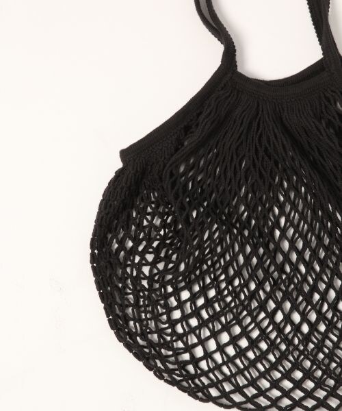 LOWRYS FARM（ローリーズファーム）の「★WEB先行予約アイテム★コットンネットＢＡＧ（バッグ・アイボリー/ブラック/レッド/イエロー/ブルー）」の7枚目の写真